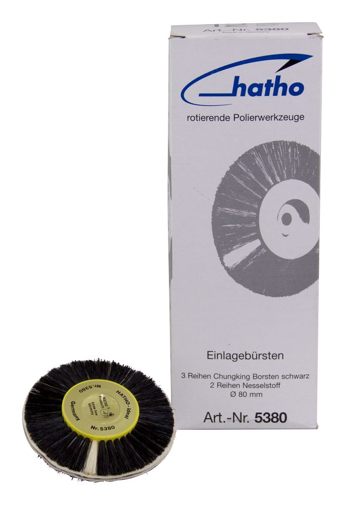 Hatho Polierbürste Nr.5380 mit Einlage