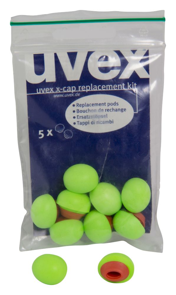 Uvex Ersatzstöpsel für Bügelgehörschutz X Cap